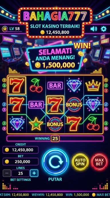 Layar utama bahagia777 — antarmuka bersih setelah instalasi